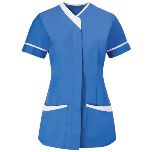 Alexandra Womens/Ladies Contrast Trim Medical/Healthcare Work Tunic (Pack of 2)
