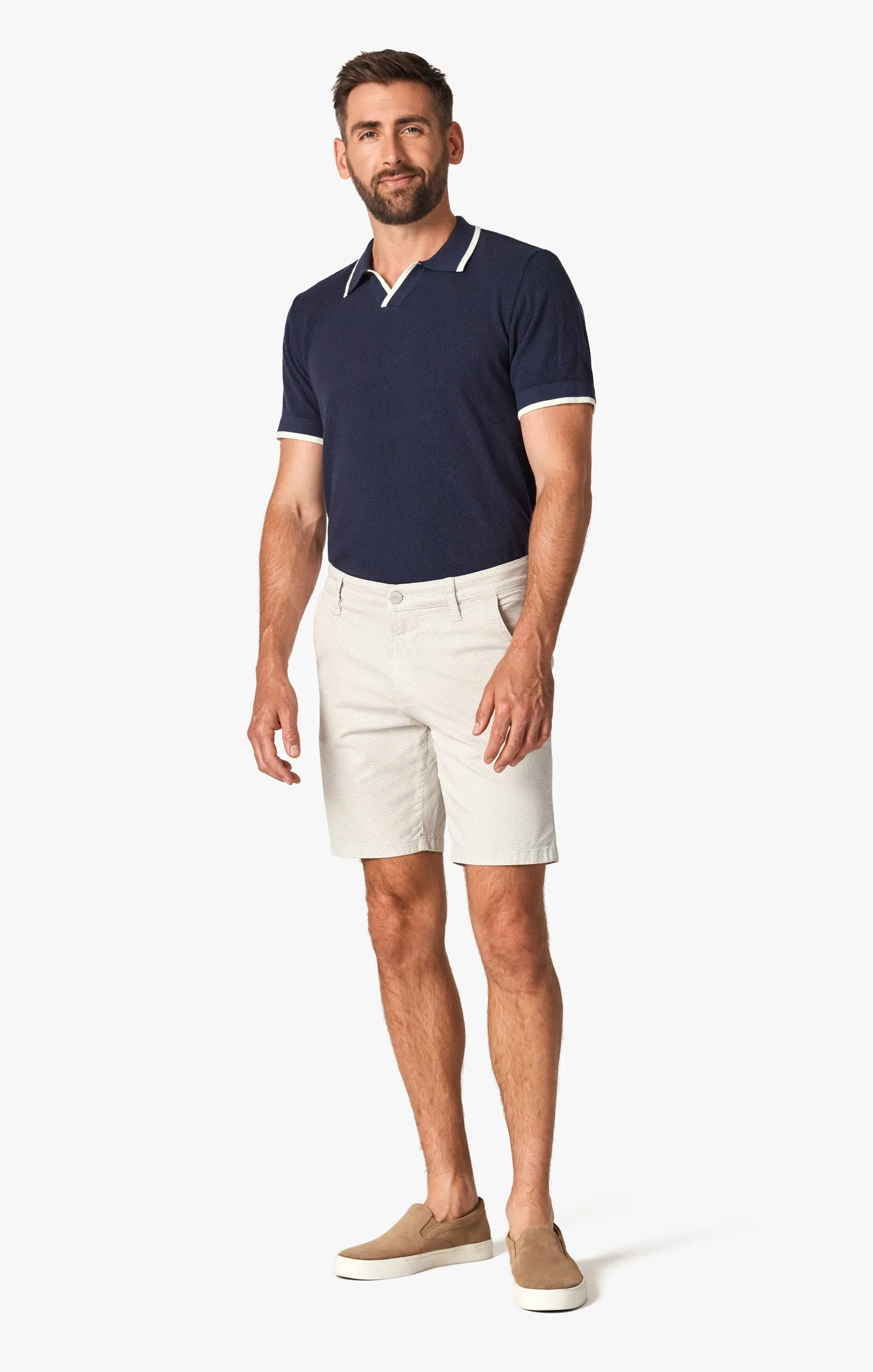 Arizona Shorts In Oyster Fancy Print