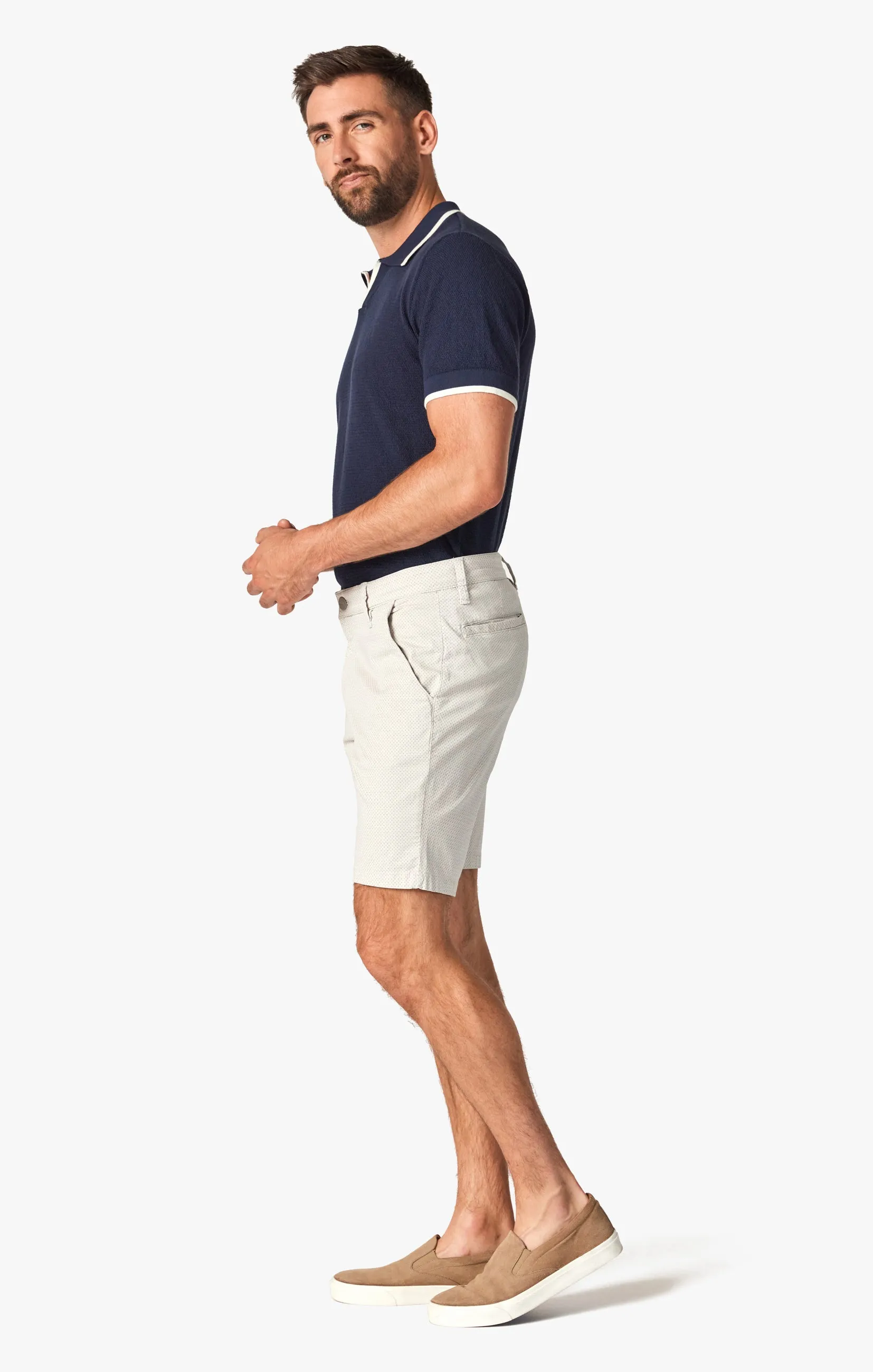 Arizona Shorts In Oyster Fancy Print