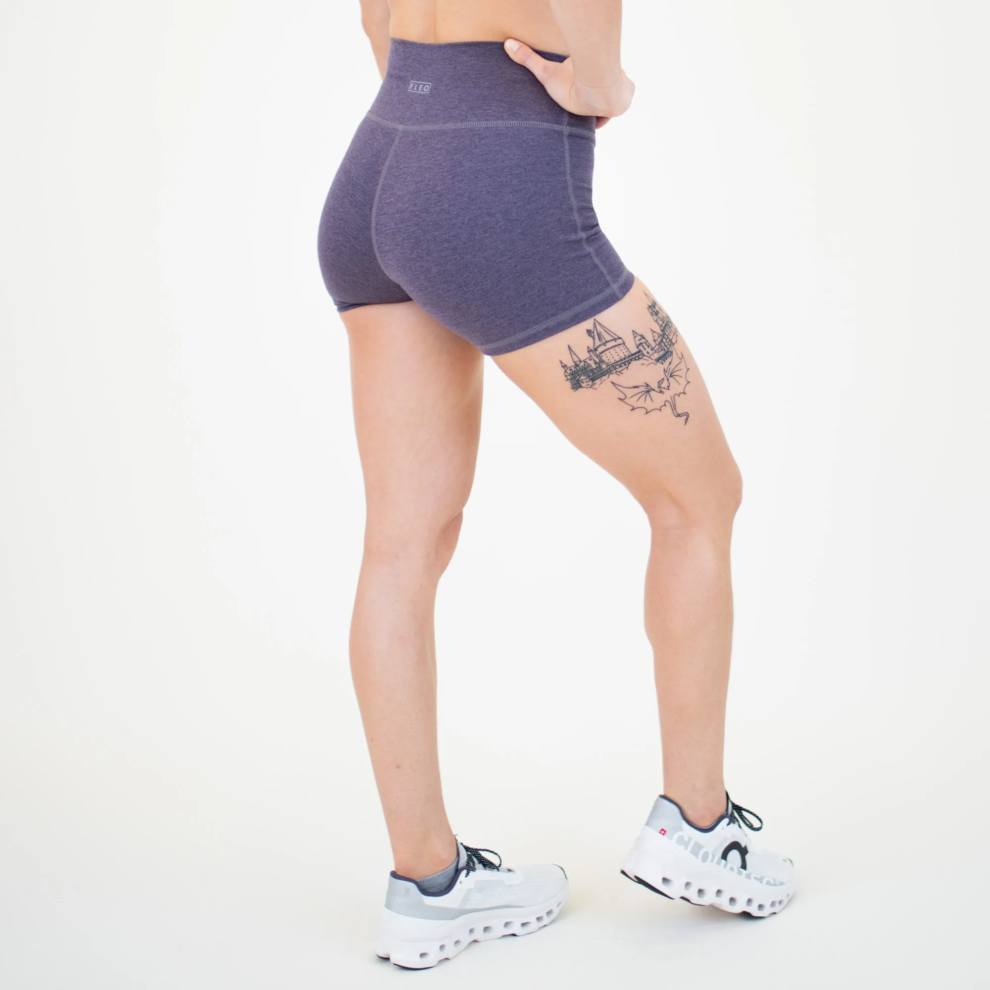 Ascend Short 3.25" - No Front Seam - Higher Rise