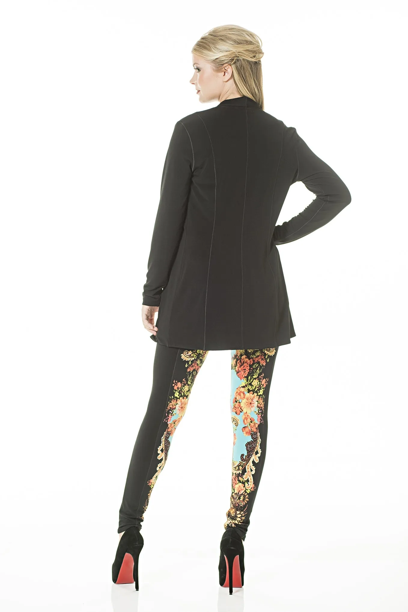 Assymetric Double Layered Zip Jacket