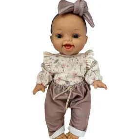Baby Gordis - Rachel with Flower Blouse and Pink Pants - Paola Reina
