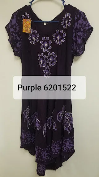 Blouse 6231524 Solid Colors Rayon Printed Big Flare Large Size Kurti