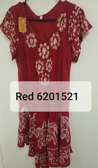 Blouse 6231524 Solid Colors Rayon Printed Big Flare Large Size Kurti