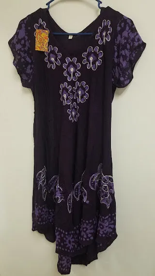 Blouse 6231524 Solid Colors Rayon Printed Big Flare Large Size Kurti