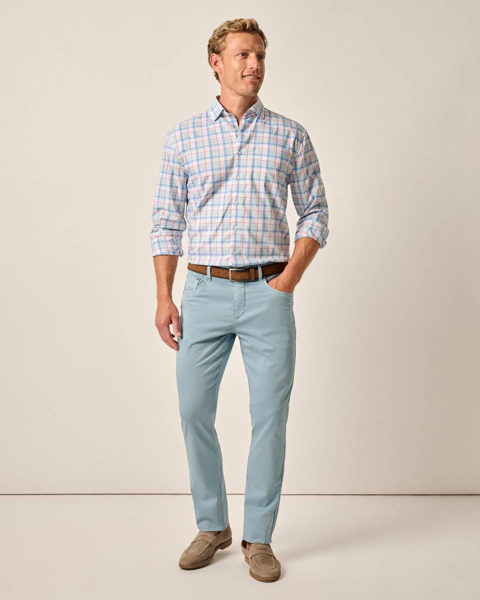 Carmel Sateen 5-Pocket Pants