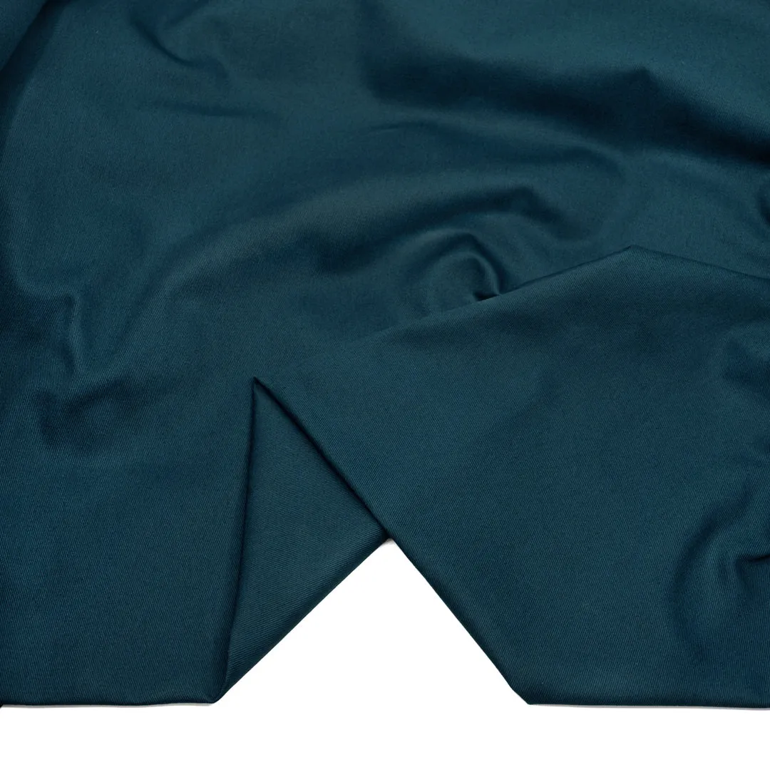Crisp Cotton Chino Twill - Lagoon