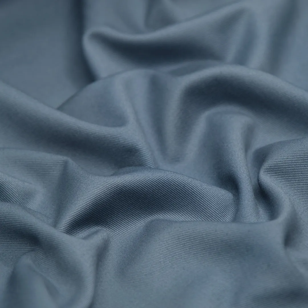 Crisp Cotton Chino Twill - Pacific Blue