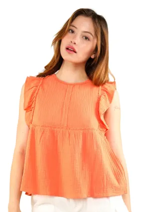 Dance with Me Top in Coral *ARRIVING 7/30