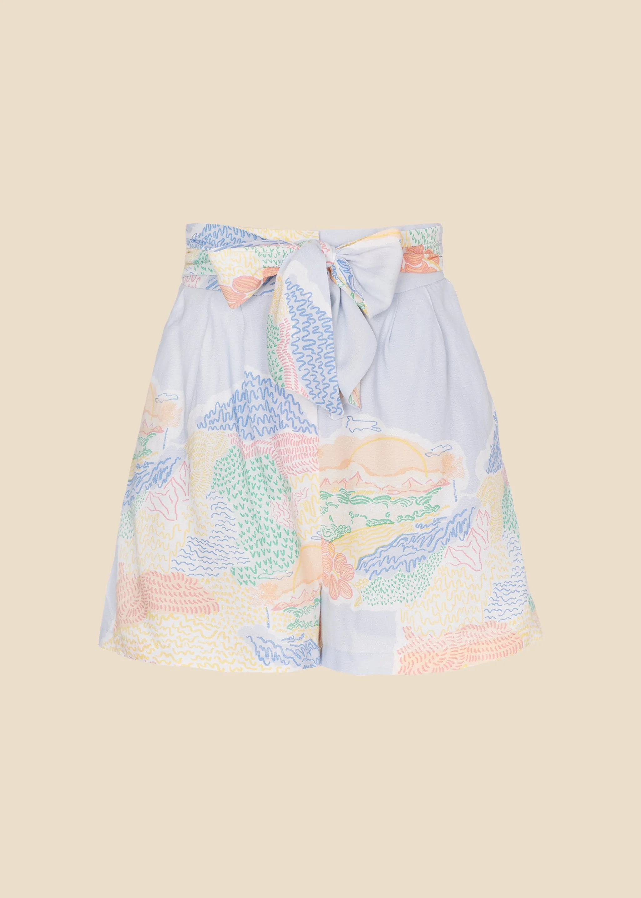 Davina City Shorts (Blue)
