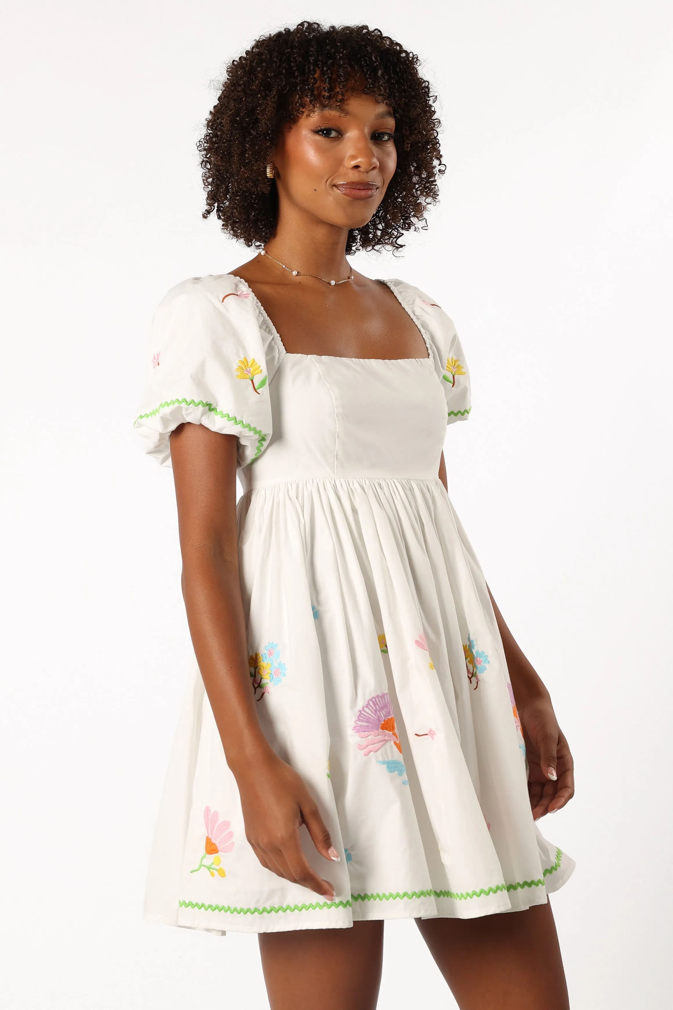 Dianna Mini Dress - Off White