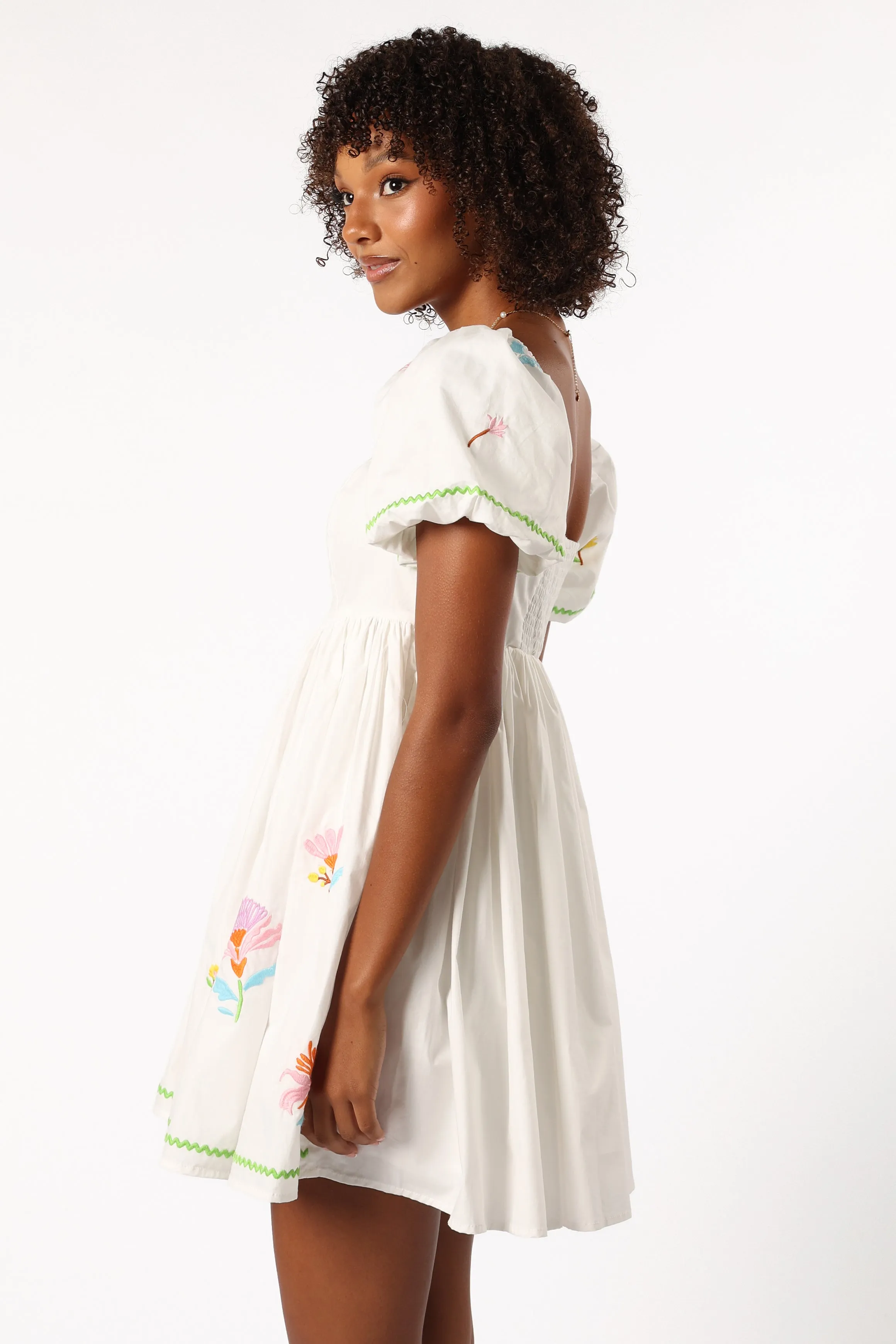 Dianna Mini Dress - Off White