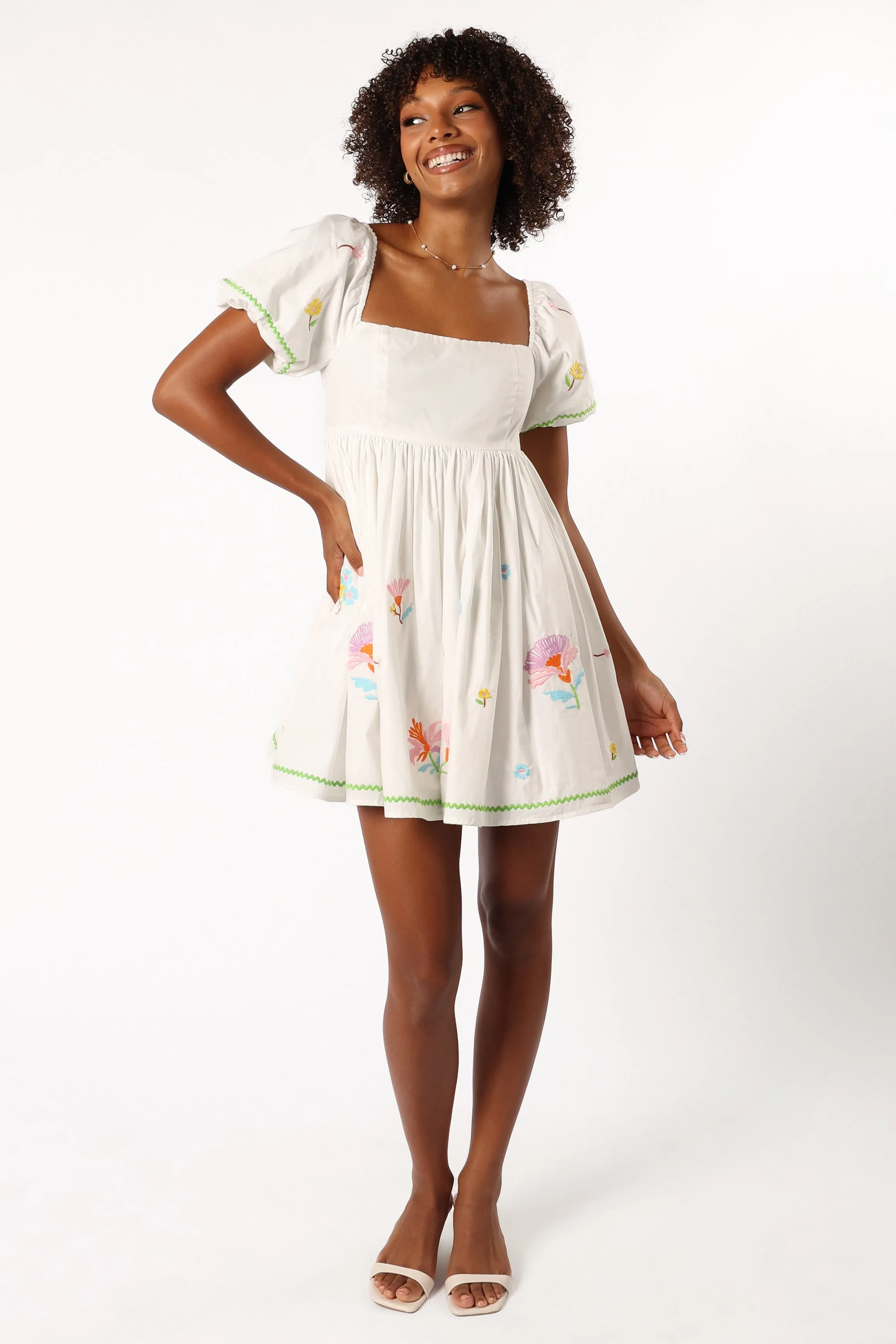 Dianna Mini Dress - Off White