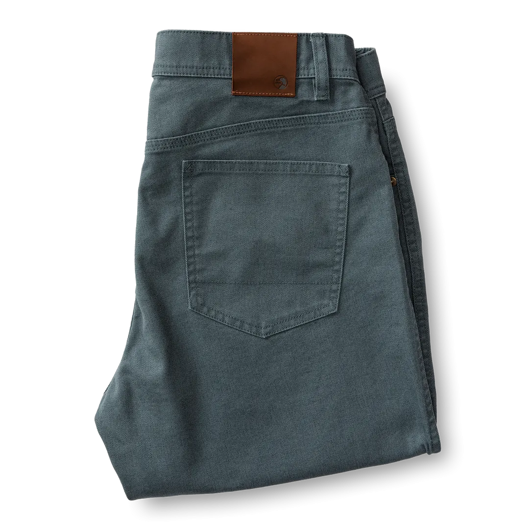 Duck Head Field Canvas Five-Pocket- Graphite Blue