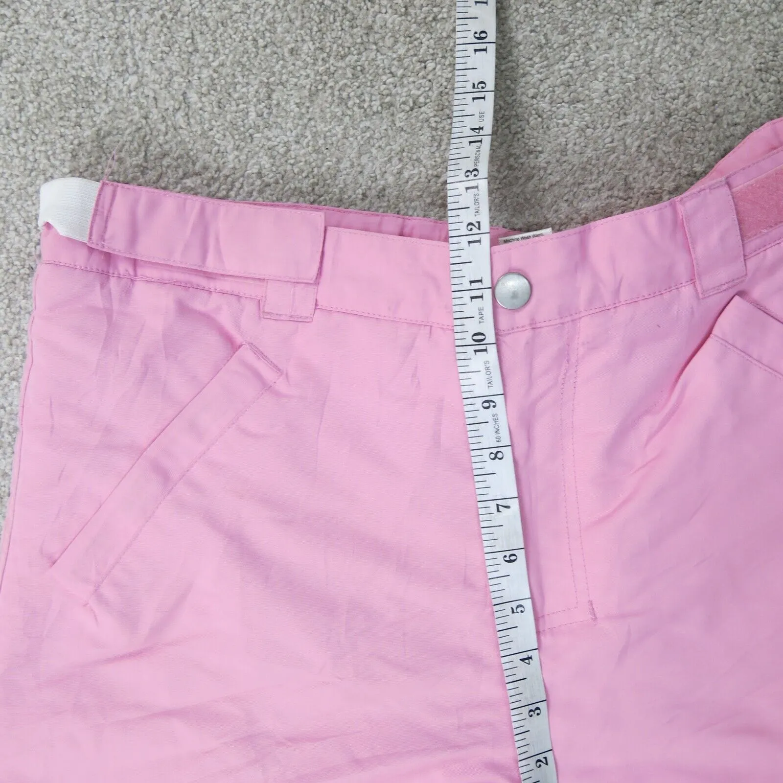 Energy Zone Womens Pants Mid Rise Chino Pants Flat Front Pockets Pink SZ X Large