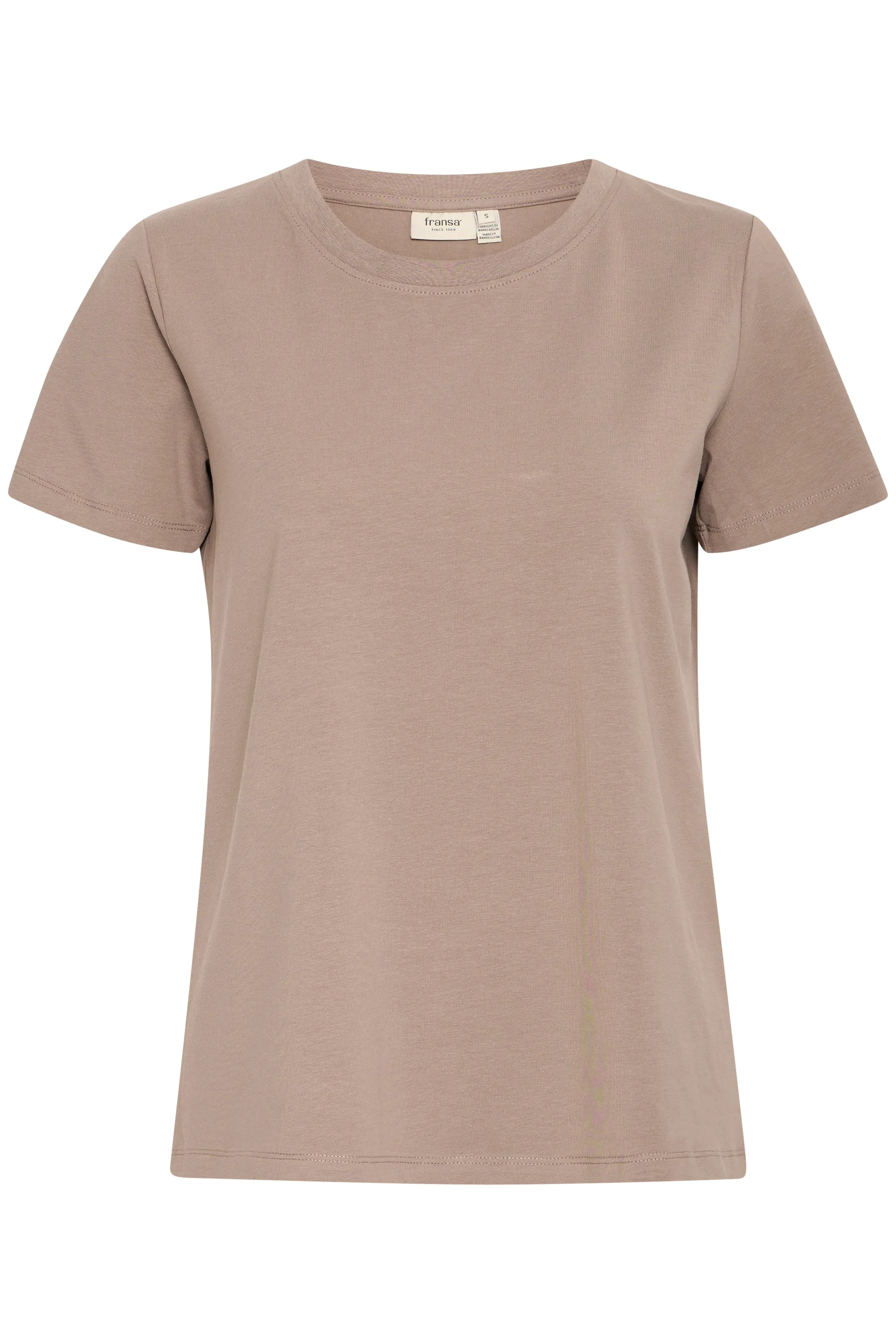 Fransa Zashoulder 1 t-shirt walnut