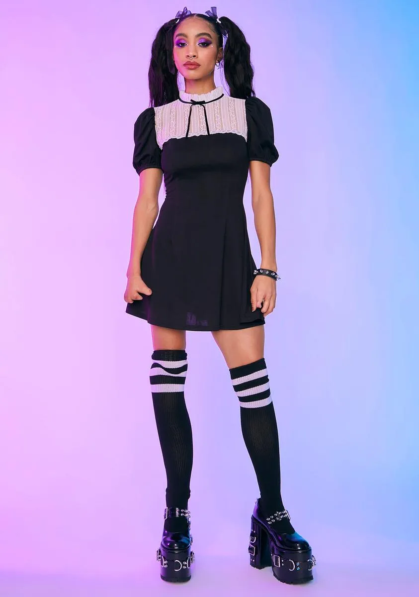 Future Visions Lace Bib Dress