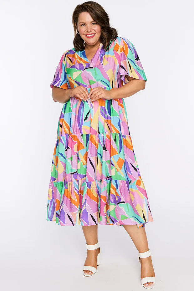 Hollie Colour Swatch Dress