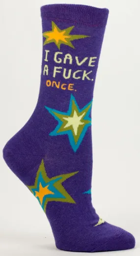 I Gave A F*ck Once Socks (Women's)
