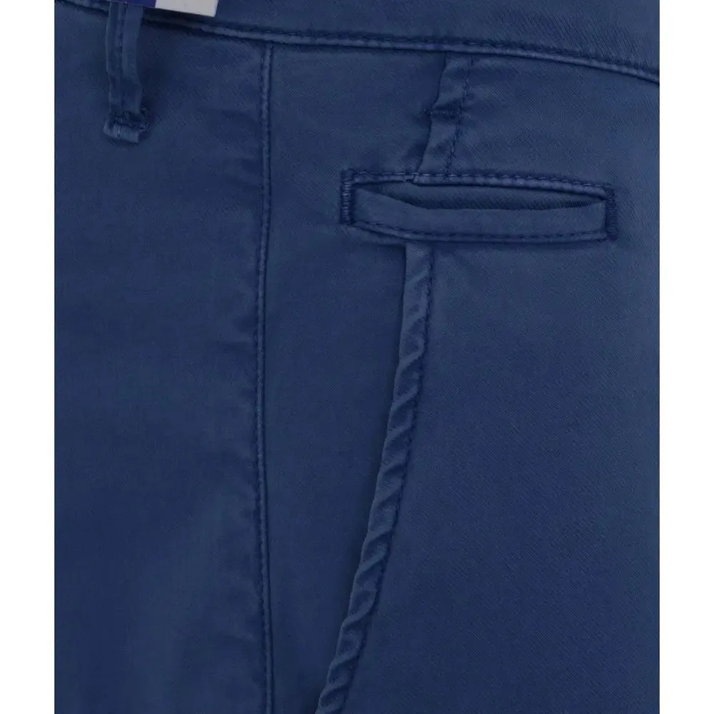 Jacob Cohen Elegant Slim Fit Chino Trousers in Blue