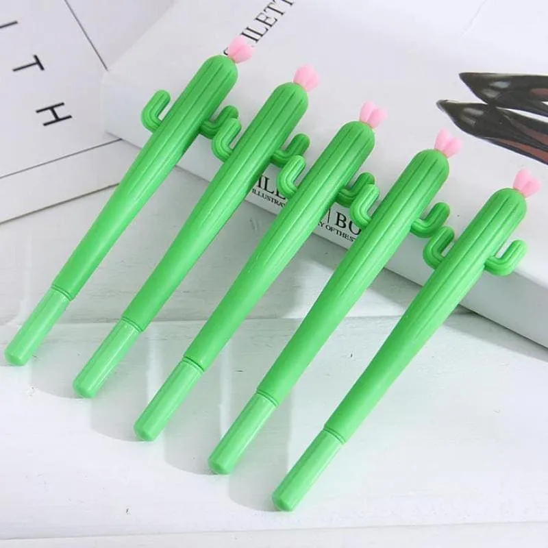 Kawaii Cactus Neutral Pen 20 Pcs