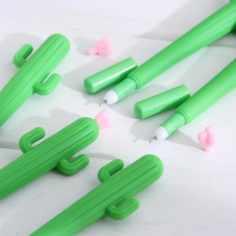Kawaii Cactus Neutral Pen 20 Pcs