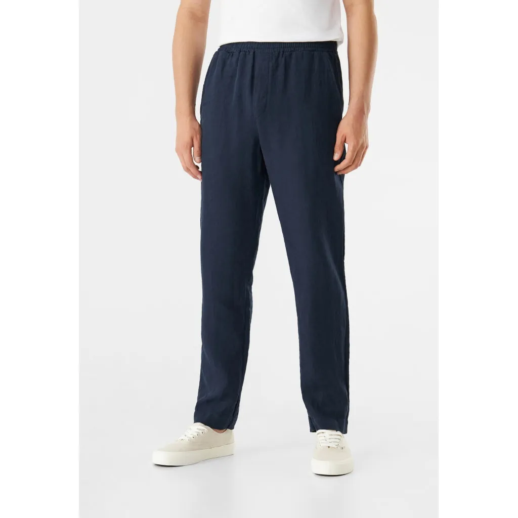 Leinen Hose GBERIC Midnight Blue | Givn