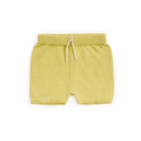 Lime Knit Shorts