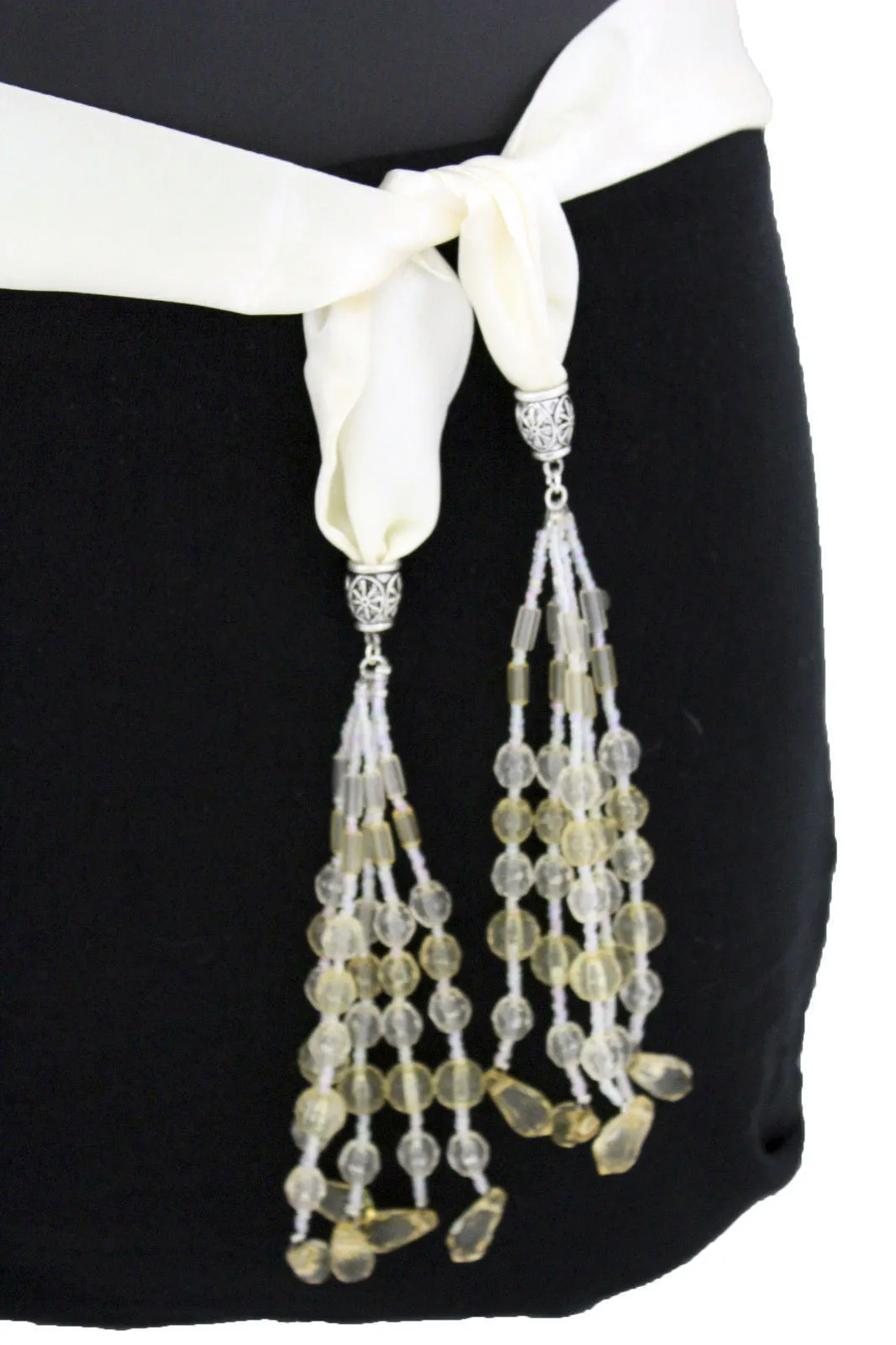 Long Tie Fringe Beads Hip Waist Belt