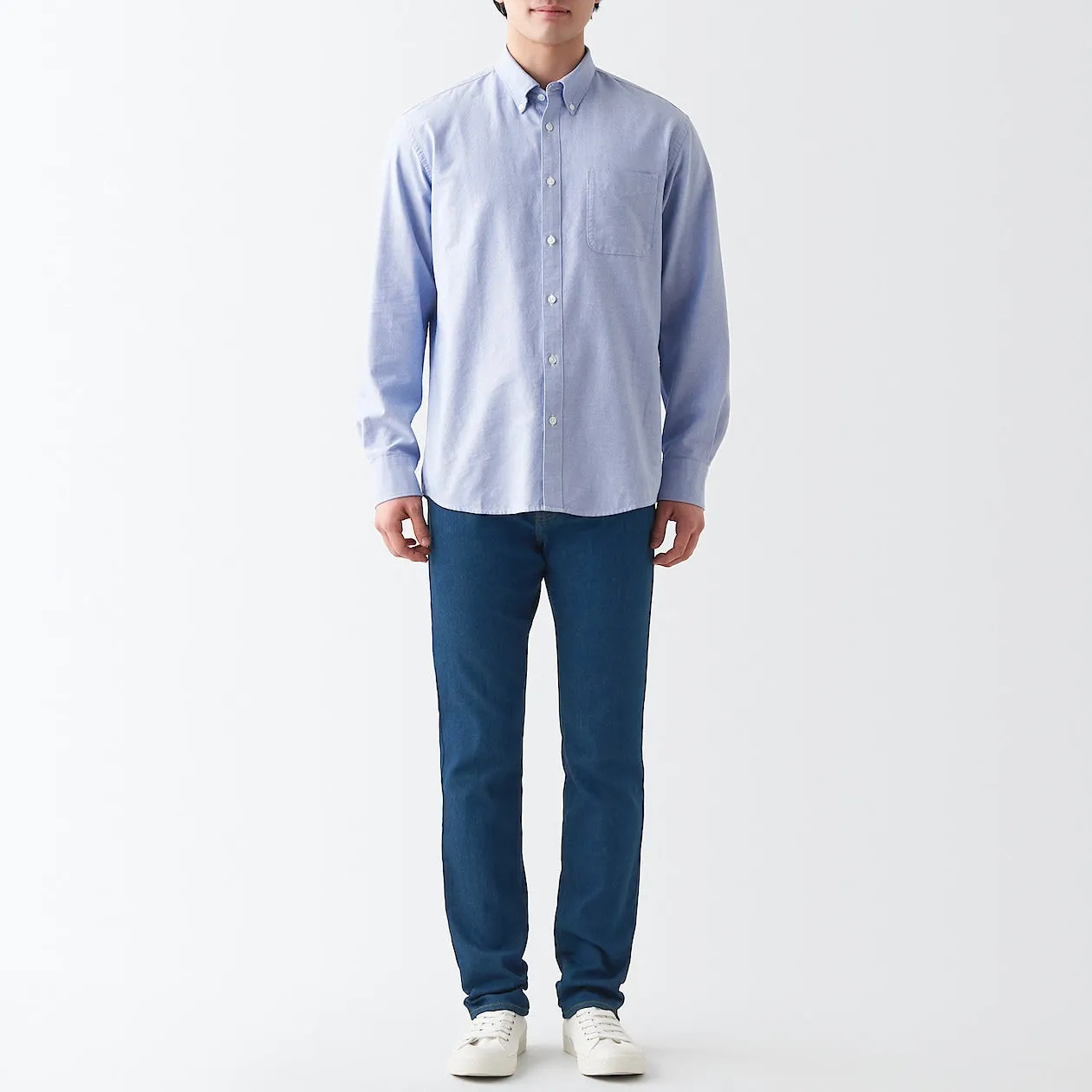 Men's Stretch Denim Slim Pants Blue (L30)