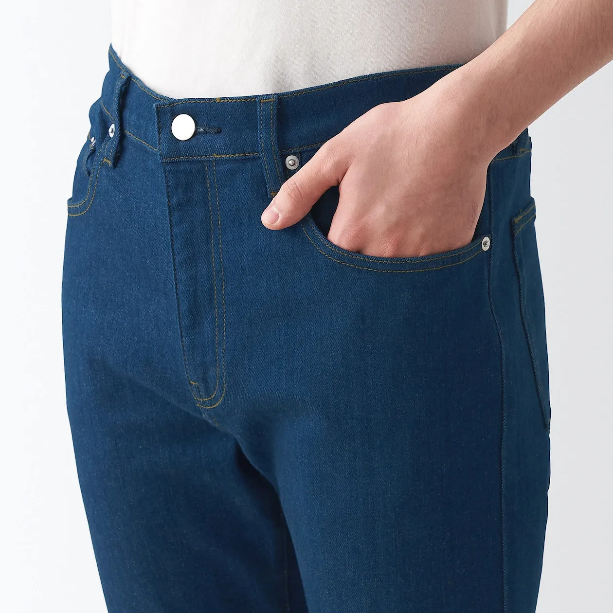 Men's Stretch Denim Slim Pants Blue (L30)