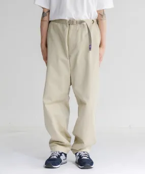 【MEN】THE NORTH FACE PURPLE LABEL Chino Wide Tapered Field Pants