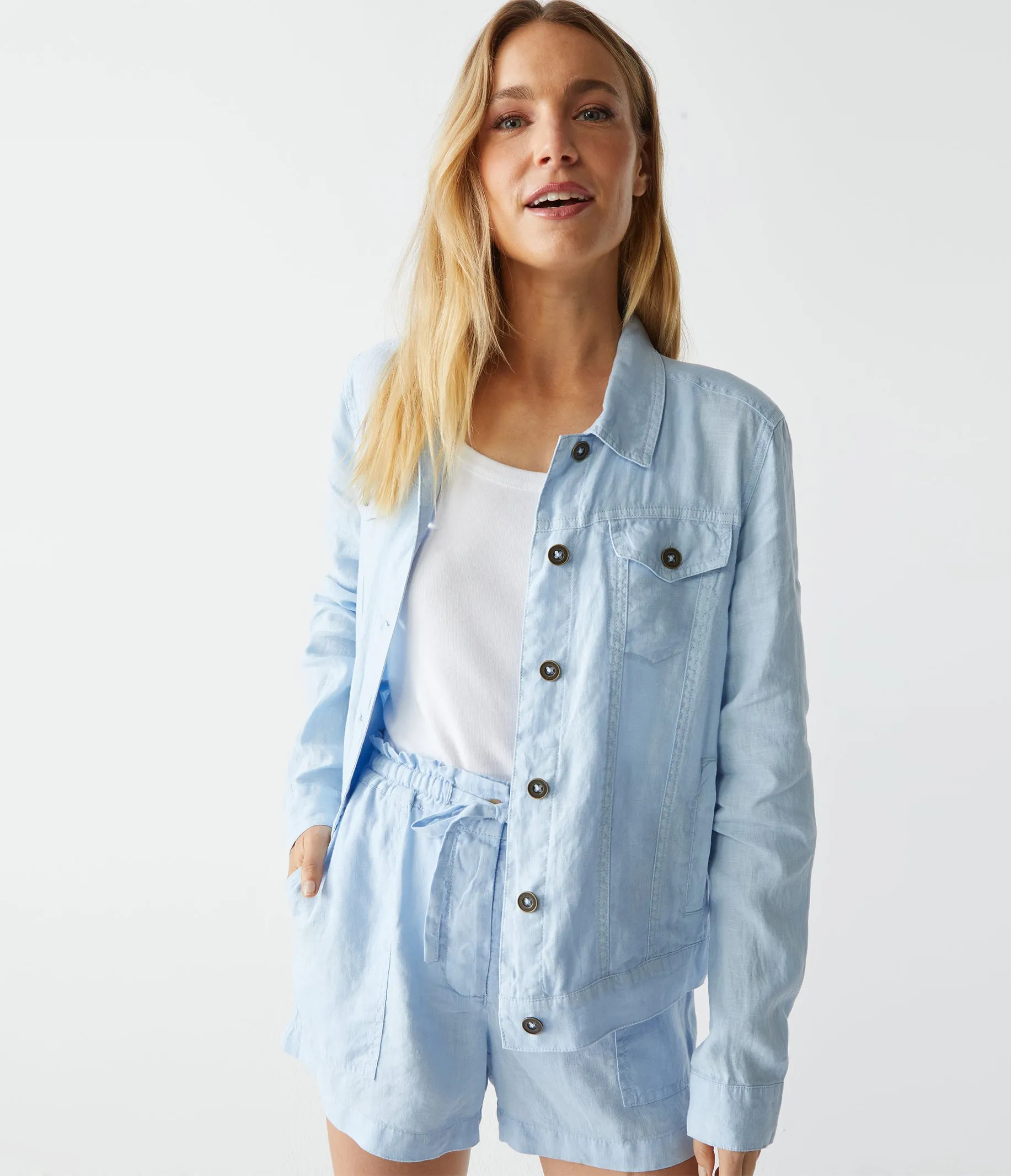 Paulette Linen Short
