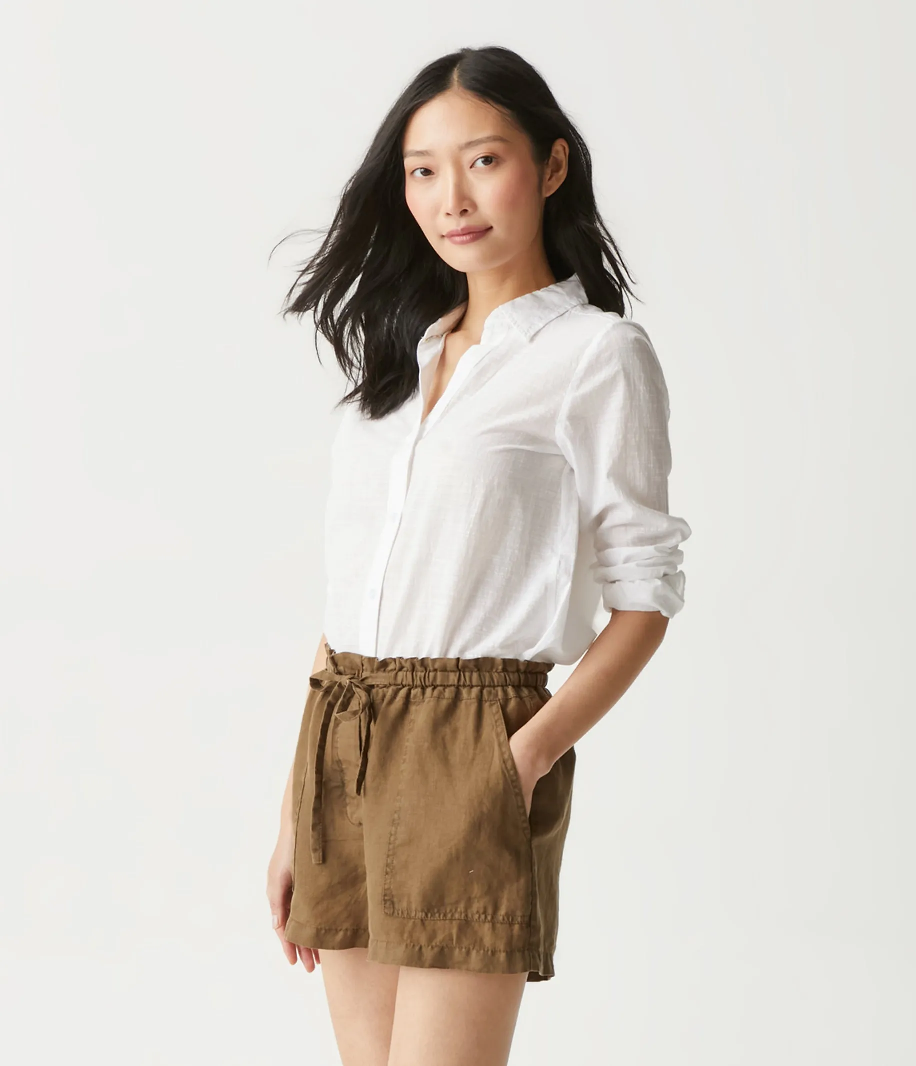 Paulette Linen Short