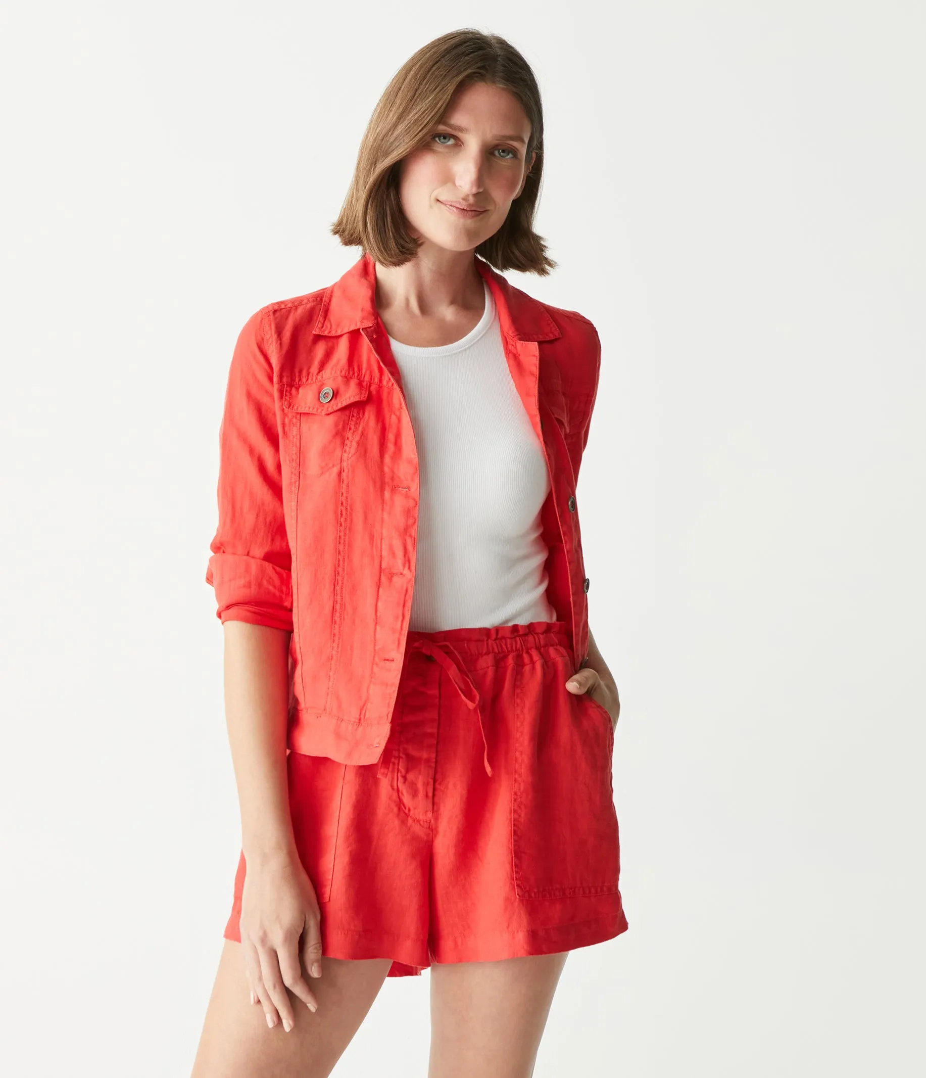 Paulette Linen Short