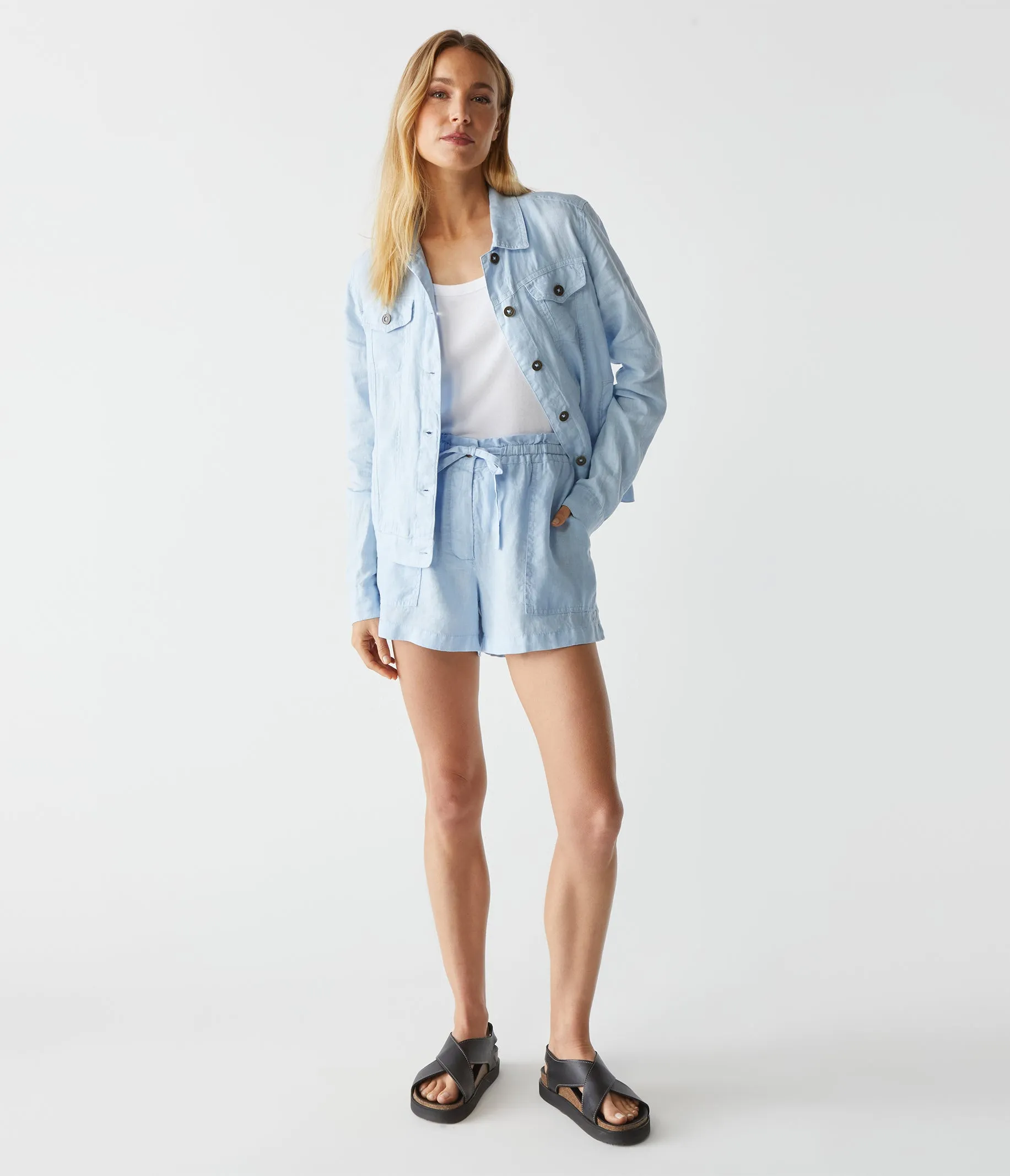 Paulette Linen Short