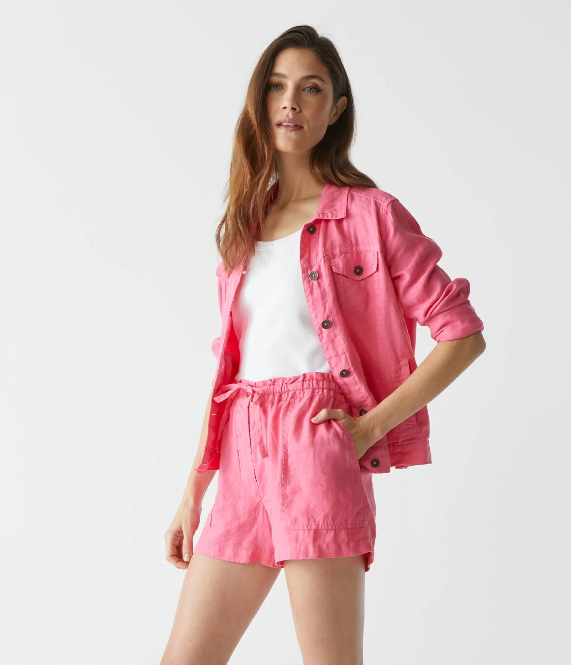 Paulette Linen Short