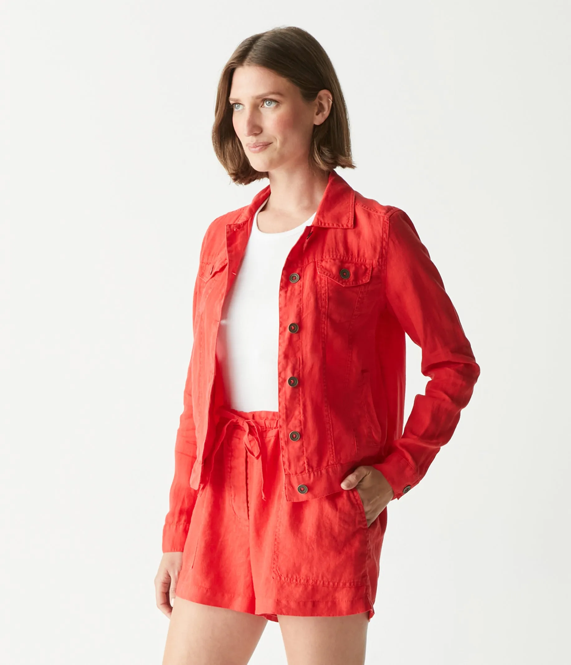 Paulette Linen Short