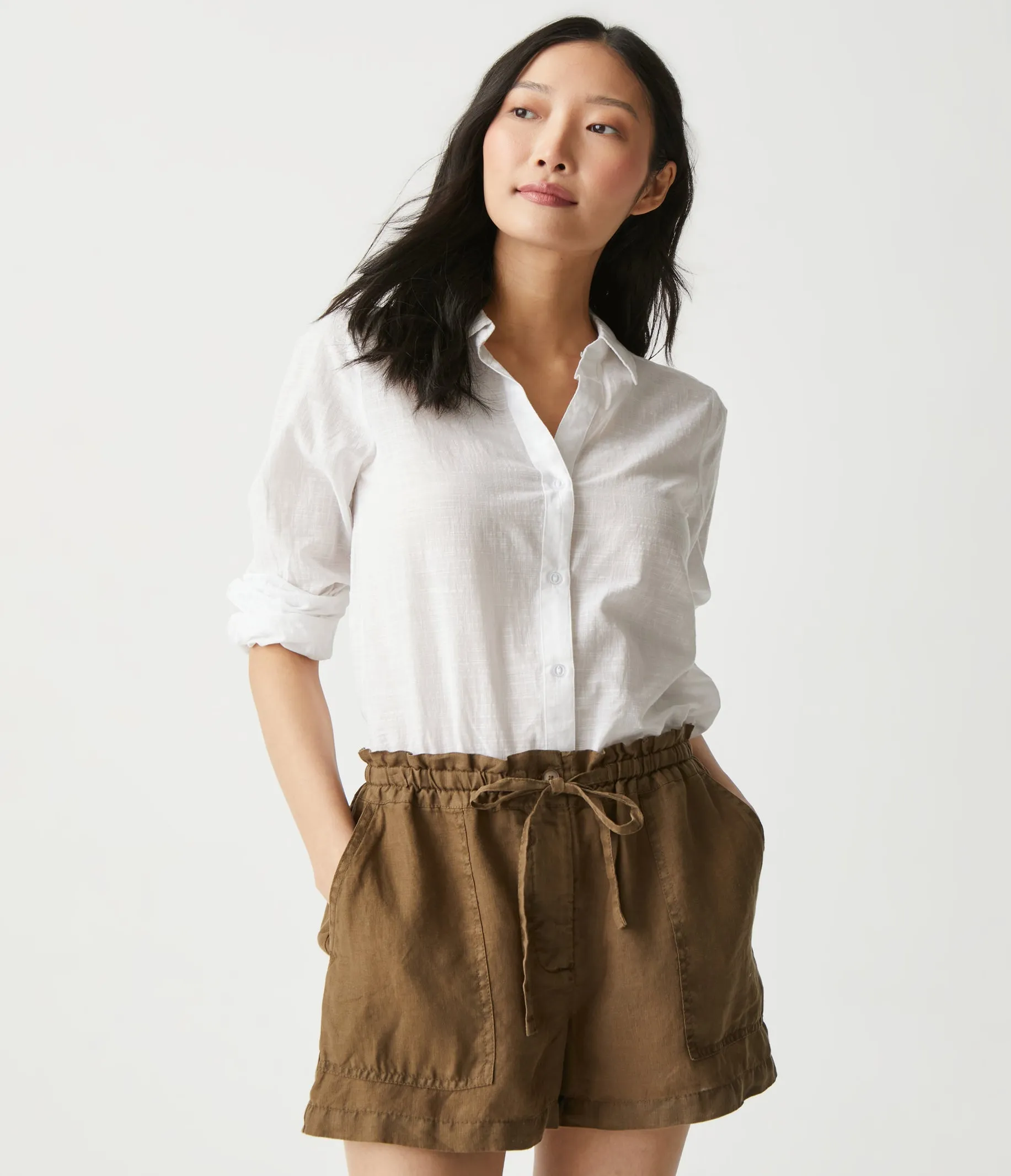 Paulette Linen Short