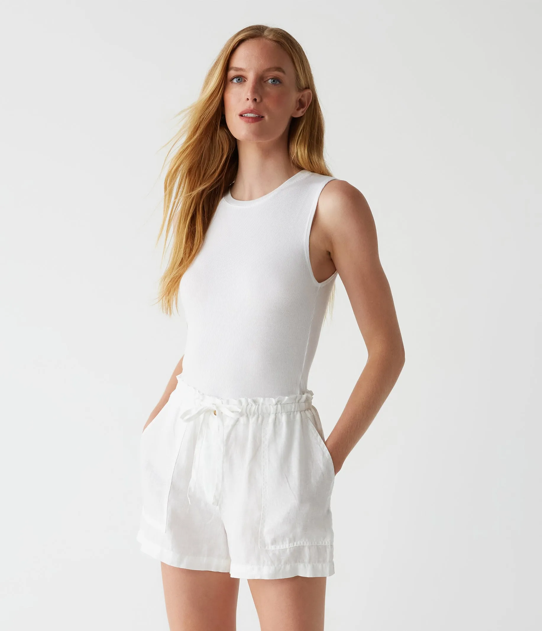 Paulette Linen Short