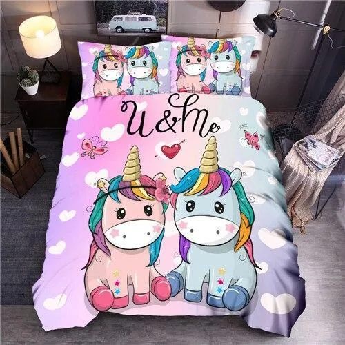 Pocket-Friendly Unicorn Bed Set