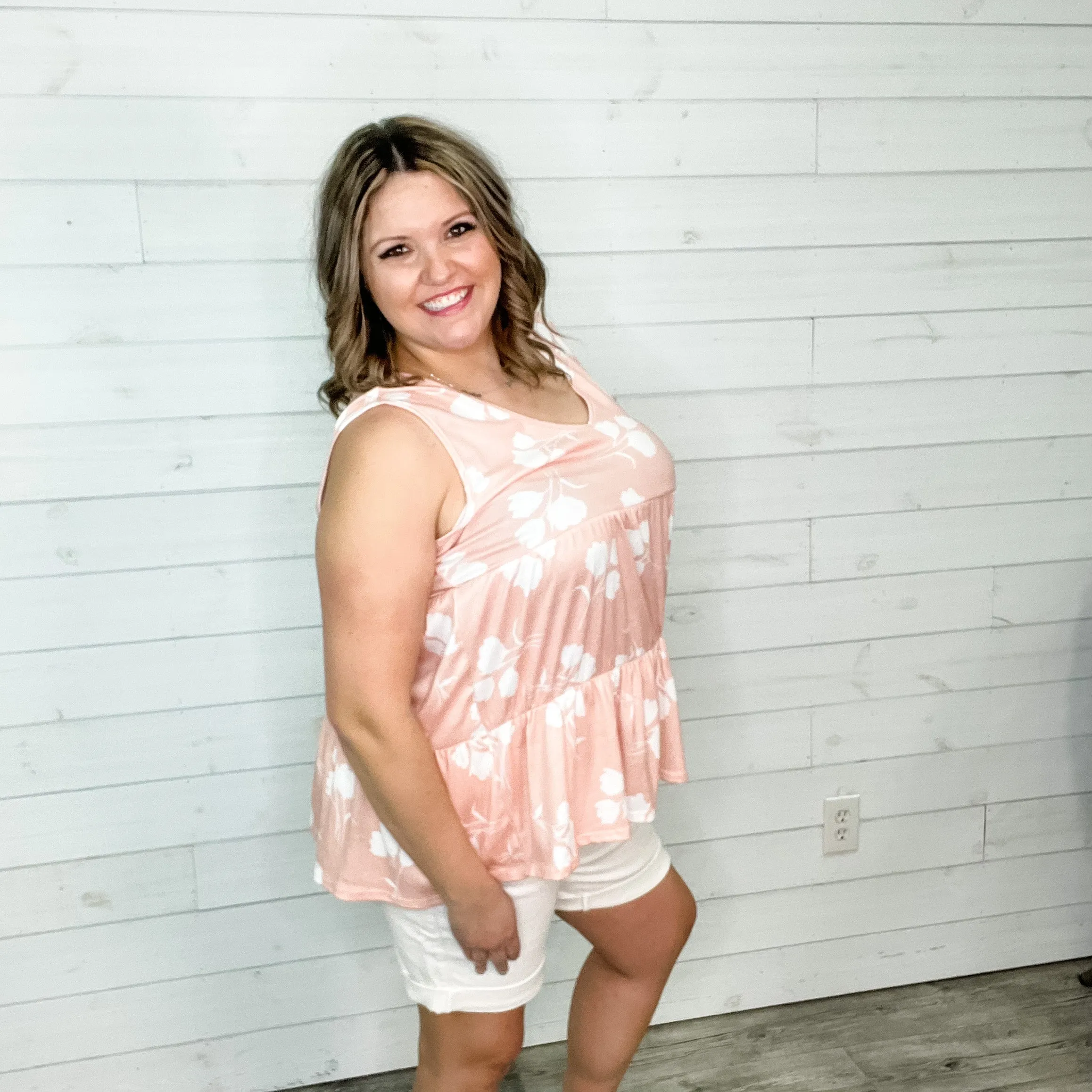 "Elanie" Floral Babydoll Tank