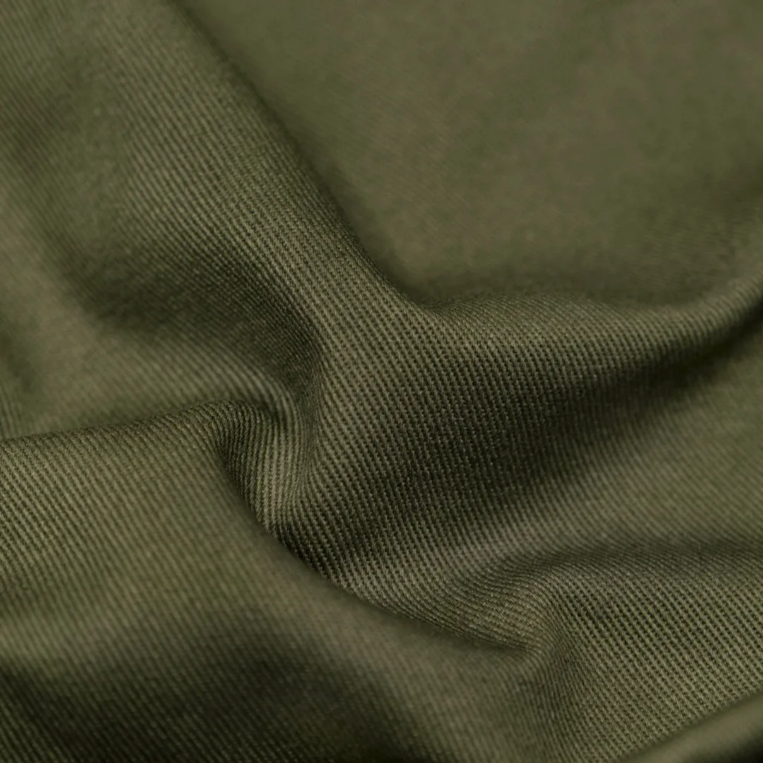 Remnant - 80cm - Crisp Cotton Chino Twill - Kelp