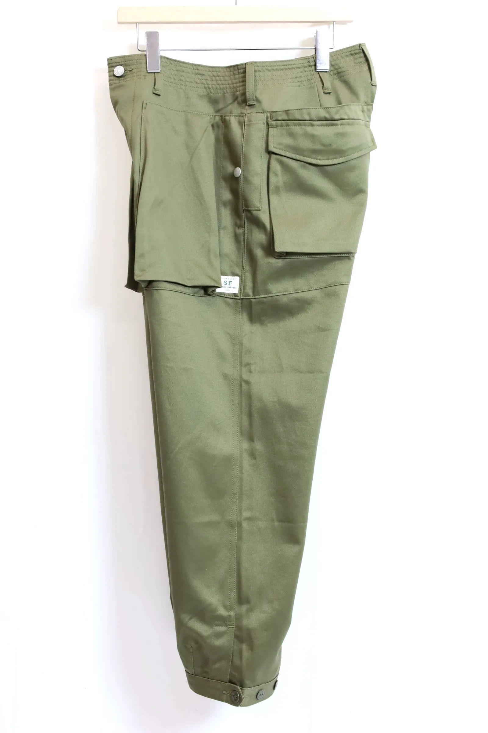 SASSAFRAS / Digs Crew Pants 4/5 - 41 Chino-Olive
