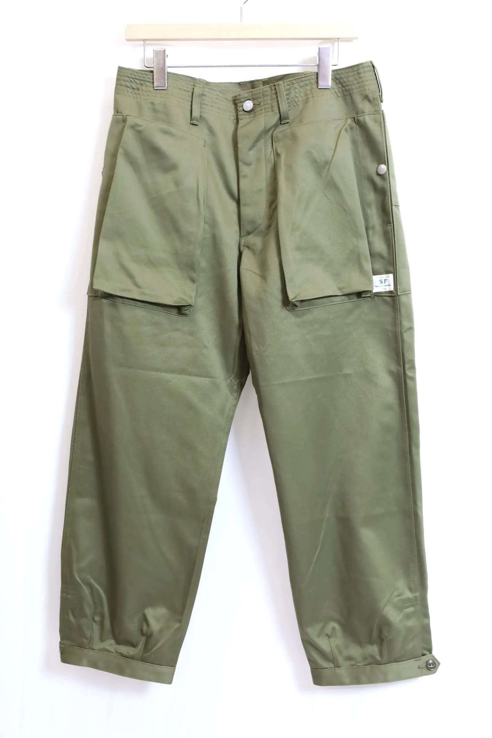 SASSAFRAS / Digs Crew Pants 4/5 - 41 Chino-Olive