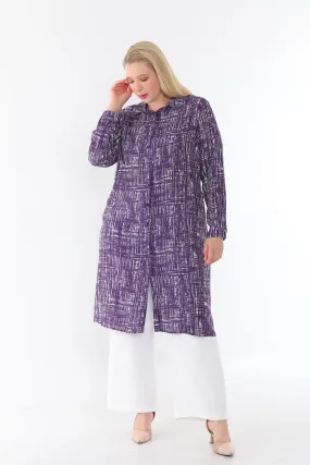SR Viscose Tunic Purple