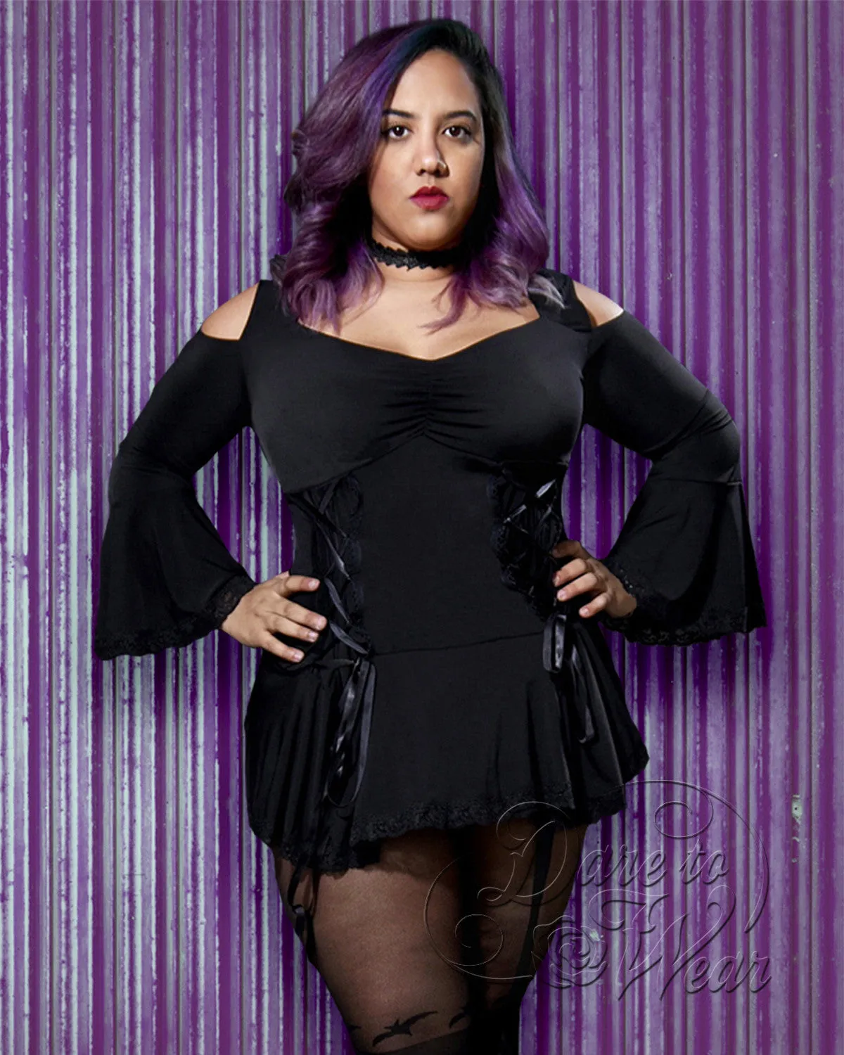 Temptation Top in Plum