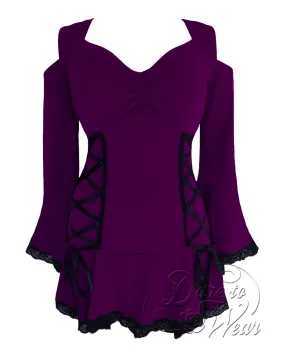 Temptation Top in Plum