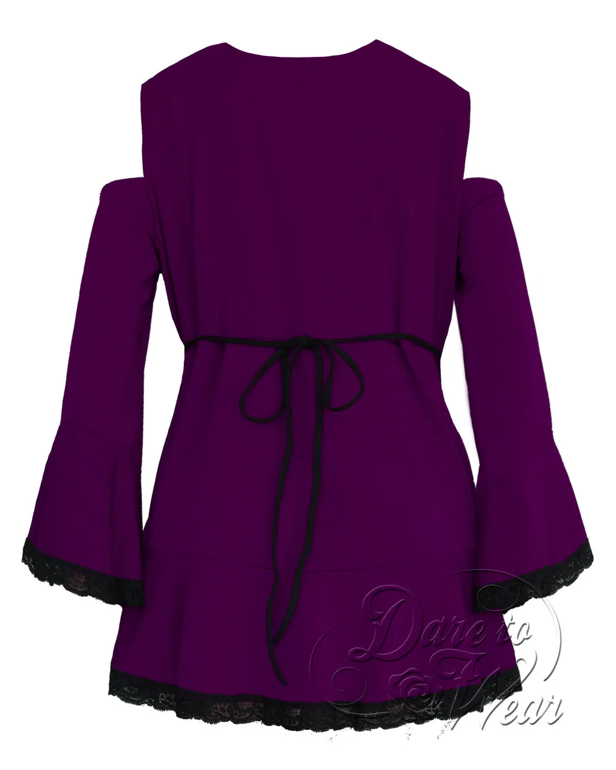 Temptation Top in Plum