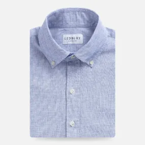 The Blue Barretto Cotton Linen Custom Shirt